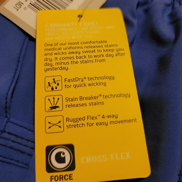 COPY - NWT Women's Carhartt Scrubs size medium tall - Picture 10 of 10